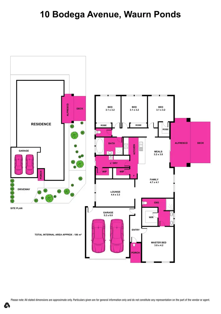 Floorplan of Homely house listing, 10 Bodega Street, Waurn Ponds VIC 3216