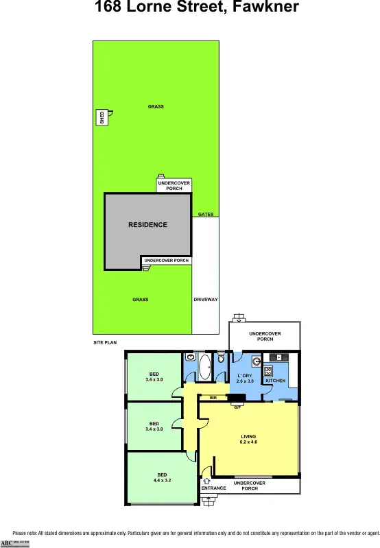 Floorplan of Homely house listing, 168 Lorne Street, Fawkner VIC 3060