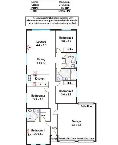 Floorplan of Homely house listing, 36 Jarrah Drive, Munno Para West SA 5115