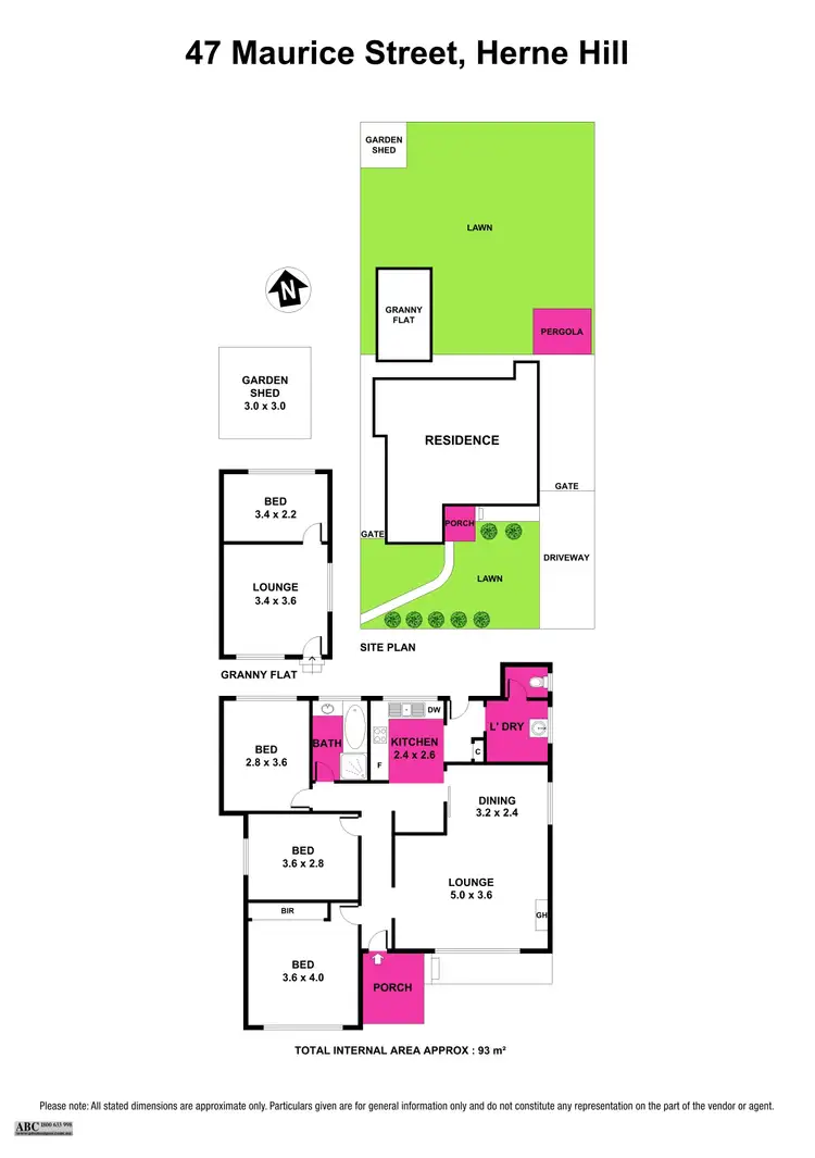Floorplan of Homely house listing, 47 Maurice Street, Herne Hill VIC 3218