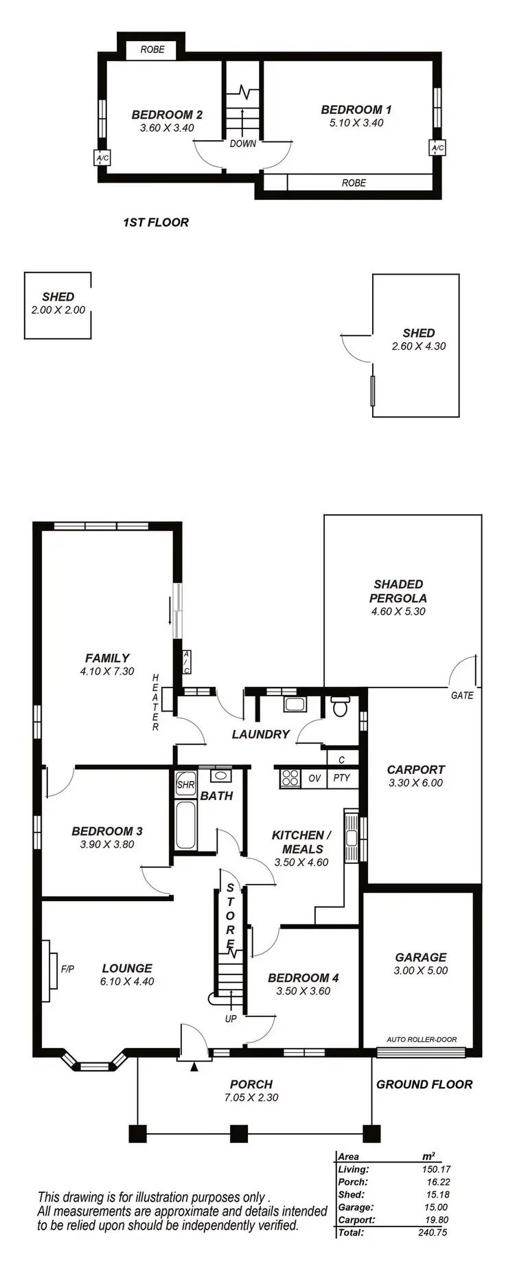 Floorplan of Homely house listing, 134 Portrush Road, Payneham South SA 5070