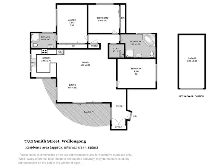 Floorplan of Homely apartment listing, 7/32 Smith Street, Wollongong NSW 2500