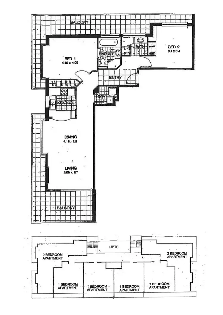 Floorplan of Homely apartment listing, 1801/132 Alice Street, Brisbane City QLD 4000