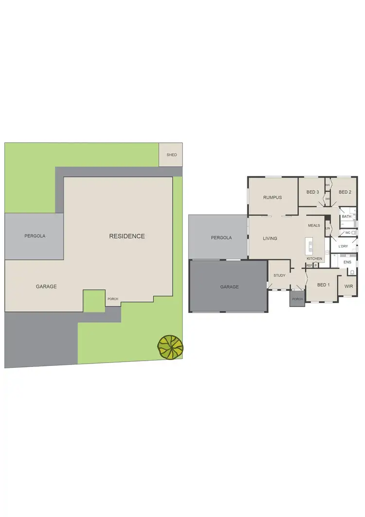Floorplan of Homely house listing, 77 Meridian Drive, South Morang VIC 3752