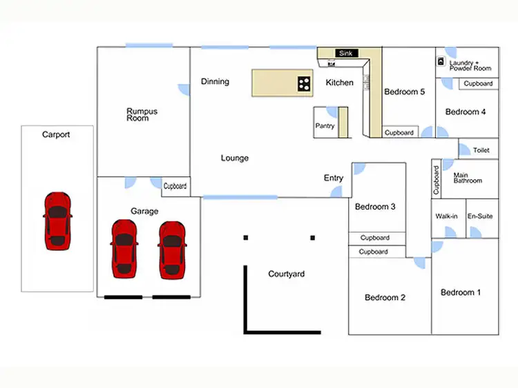 Floorplan of Homely house listing, 56 Birkin Road, Bellbowrie QLD 4070