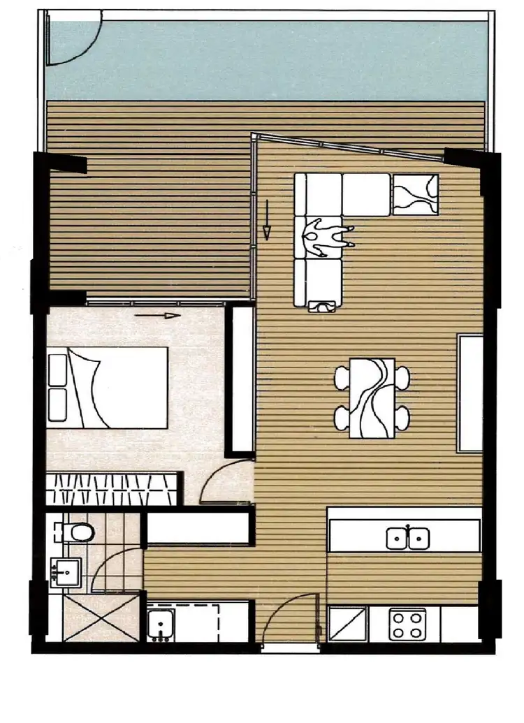 Floorplan of Homely apartment listing, 117/1-3 Jenner Street, Little Bay NSW 2036