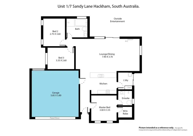 Floorplan of Homely house listing, 1/7 Sandy Lane, Hackham SA 5163