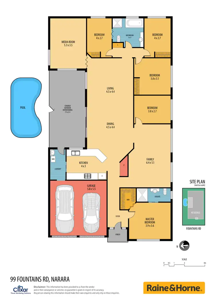 Floorplan of Homely house listing, 99 Fountains Road, Narara NSW 2250