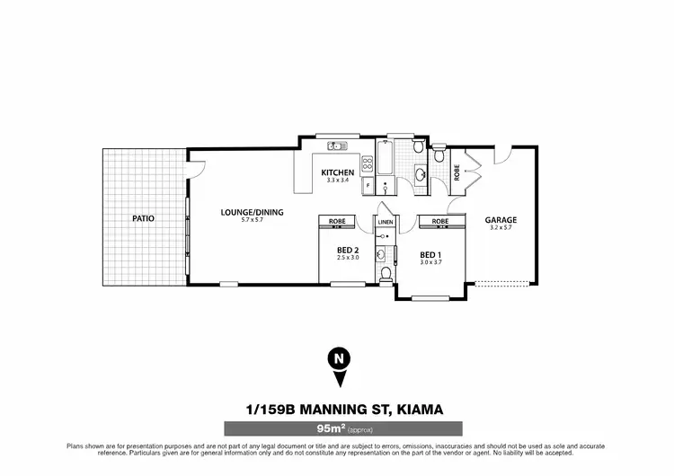 Floorplan of Homely house listing, 1/159B Manning Street, Kiama NSW 2533