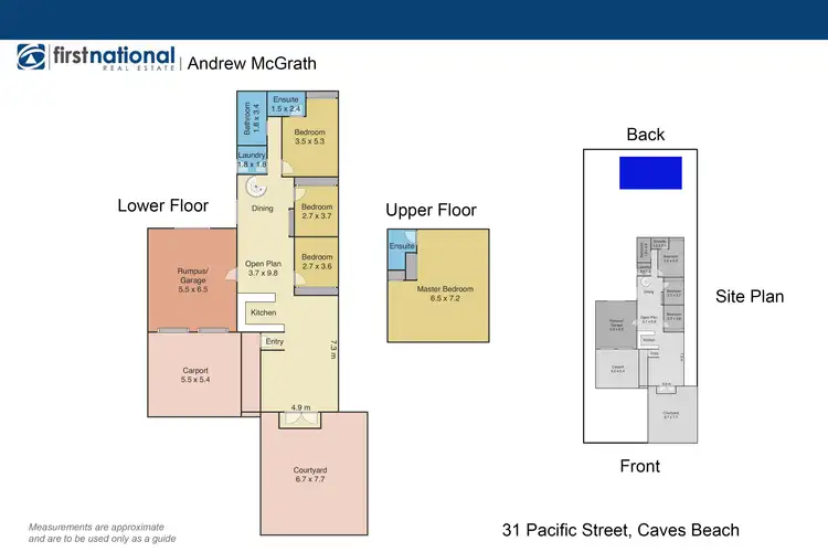 Floorplan of Homely house listing, 31 Pacific Street, Caves Beach NSW 2281