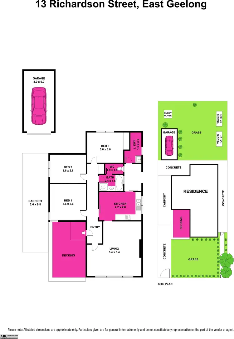 Floorplan of Homely house listing, 13 Richardson Street, East Geelong VIC 3219