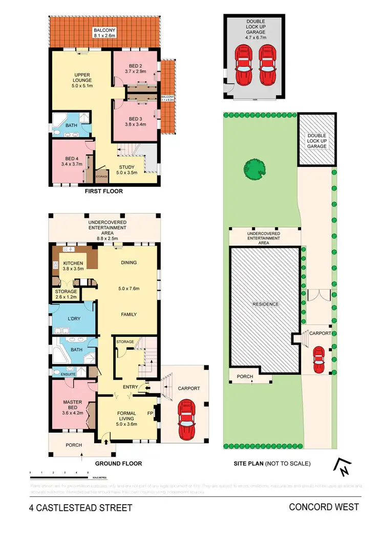 Floorplan of Homely house listing, 4 Castlestead Street, Concord West NSW 2138