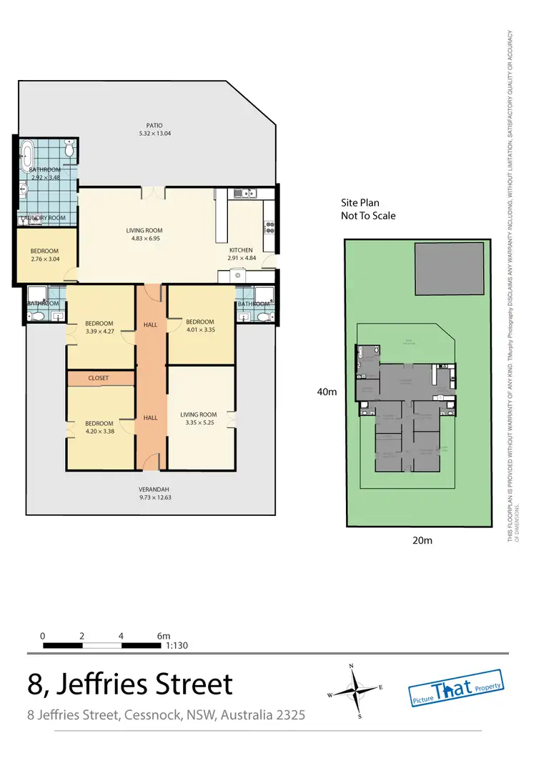 Floorplan of Homely house listing, 8 Jeffries Street, Cessnock NSW 2325