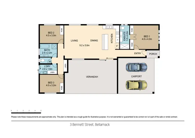 Floorplan of Homely house listing, 3 Bennett Street, Bellamack NT 832