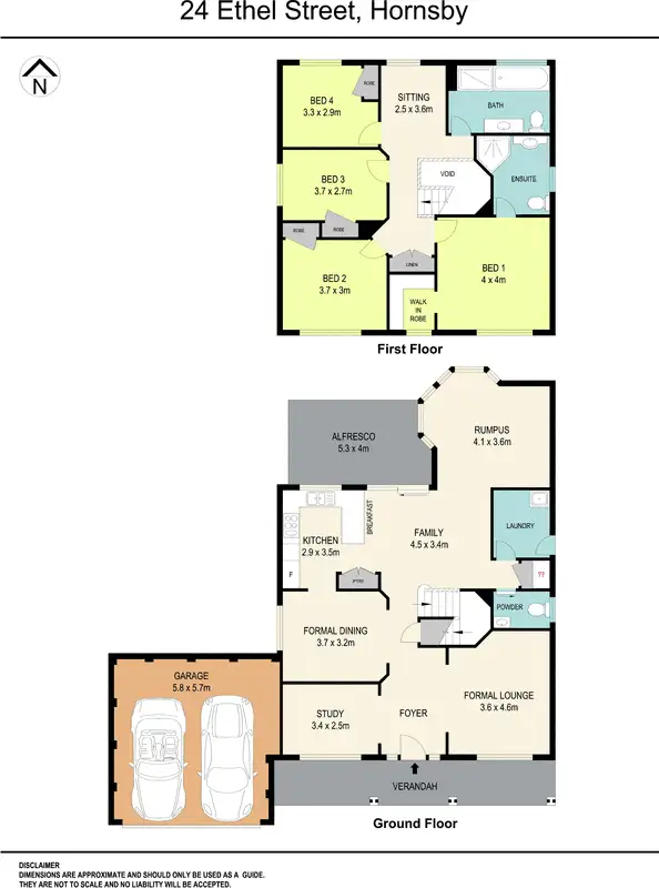 Floorplan of Homely house listing, 24 Ethel Street, Hornsby NSW 2077
