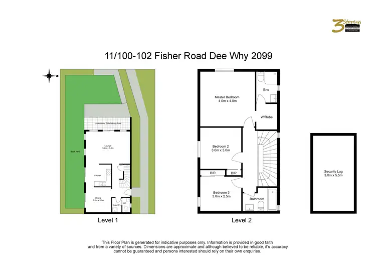 Floorplan of Homely townhouse listing, 11/100-102 Fisher Road, Dee Why NSW 2099
