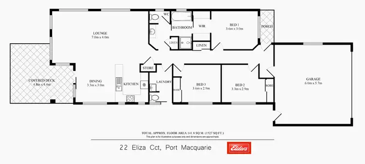 Floorplan of Homely house listing, 22 Eliza Circuit, Port Macquarie NSW 2444