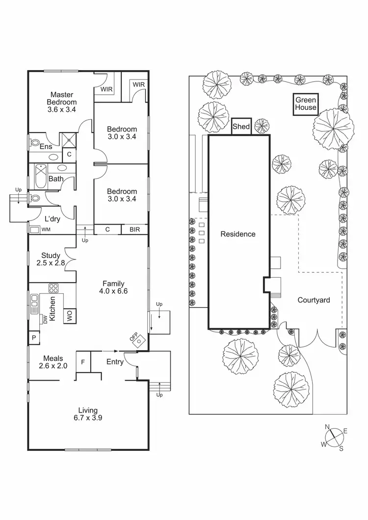 Floorplan of Homely house listing, 6 Morlyn Drive, Mount Martha VIC 3934