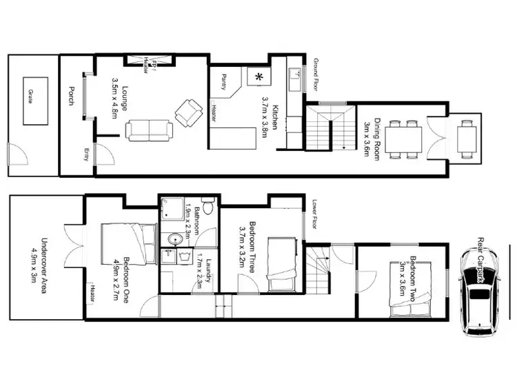 Floorplan of Homely house listing, 190a George, Launceston TAS 7250