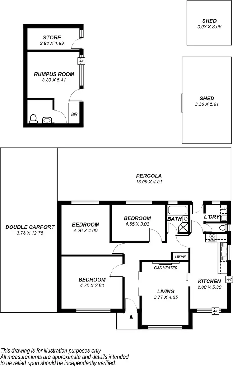 Floorplan of Homely house listing, 18 Johnstone Road, Oaklands Park SA 5046