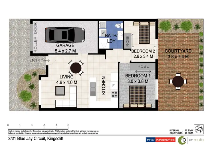 Floorplan of Homely unit listing, 3/21 Blue Jay Circuit, Kingscliff NSW 2487