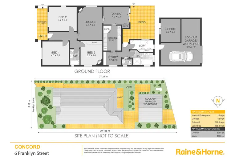 Floorplan of Homely house listing, 6 Franklyn Street, Concord NSW 2137