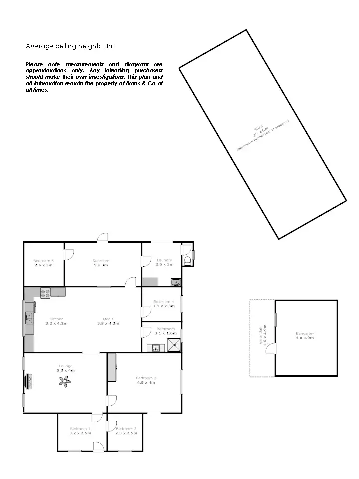 Floorplan of Homely house listing, 3 Merrijig Avenue, Red Cliffs VIC 3496