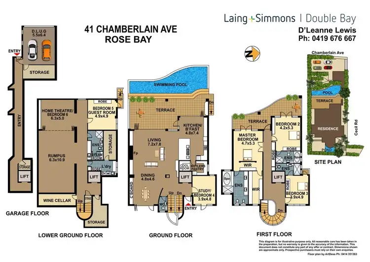 Floorplan of Homely house listing, 41 Chamberlain Avenue, Rose Bay NSW 2029