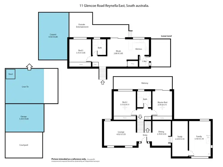 Floorplan of Homely house listing, 11 Glencoe Road, Reynella East SA 5161