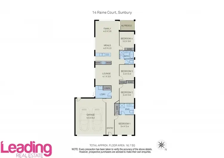 Floorplan of Homely house listing, 14 Raine Court, Sunbury VIC 3429