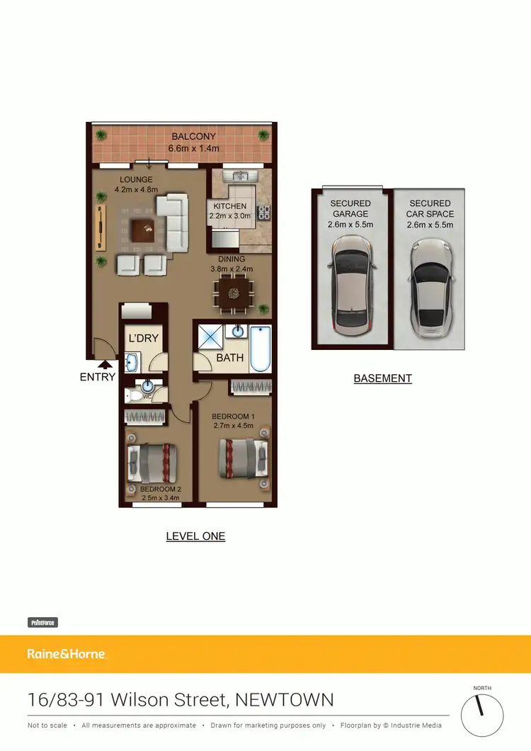 Floorplan of Homely apartment listing, 16/83-91 Wilson Street, Newtown NSW 2042