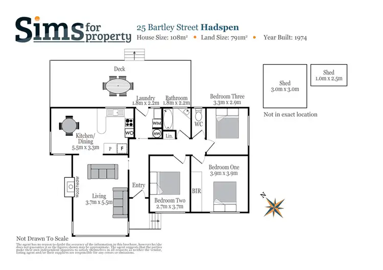 Floorplan of Homely house listing, 25 Bartley Street, Hadspen TAS 7290