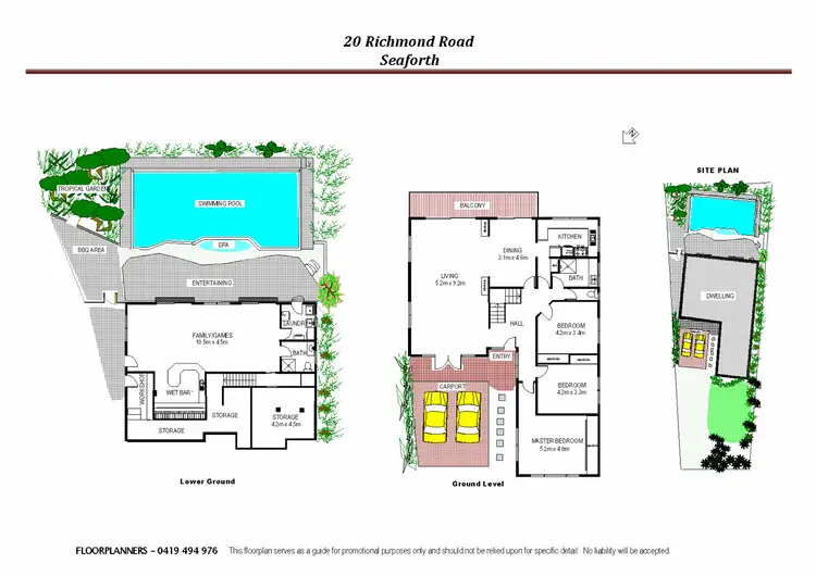 Floorplan of Homely house listing, 20 Richmond Rd, Seaforth NSW 2092
