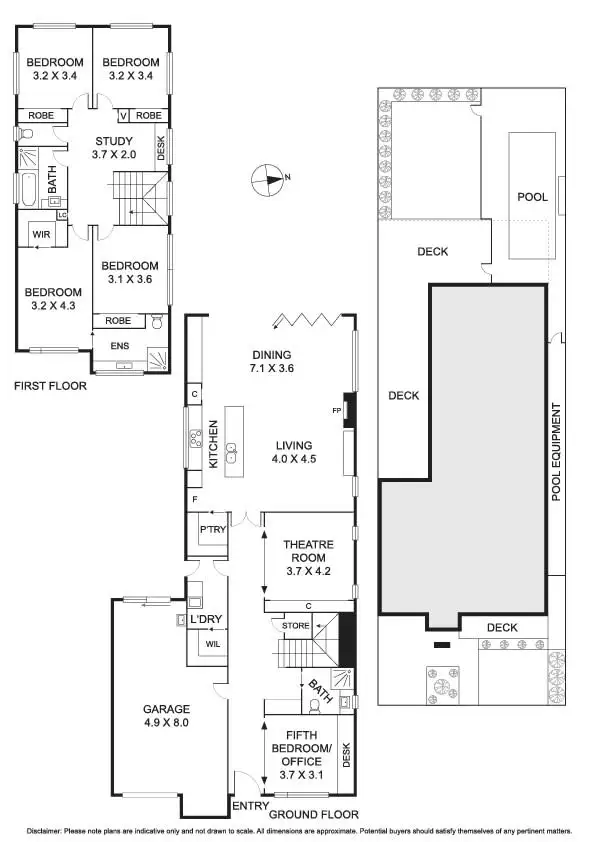 Floorplan of Homely house listing, 13 Kingshott Close, Williamstown VIC 3016