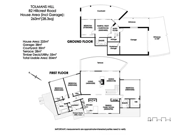 Floorplan of Homely house listing, 82 Hillcrest Road, Tolmans Hill TAS 7007