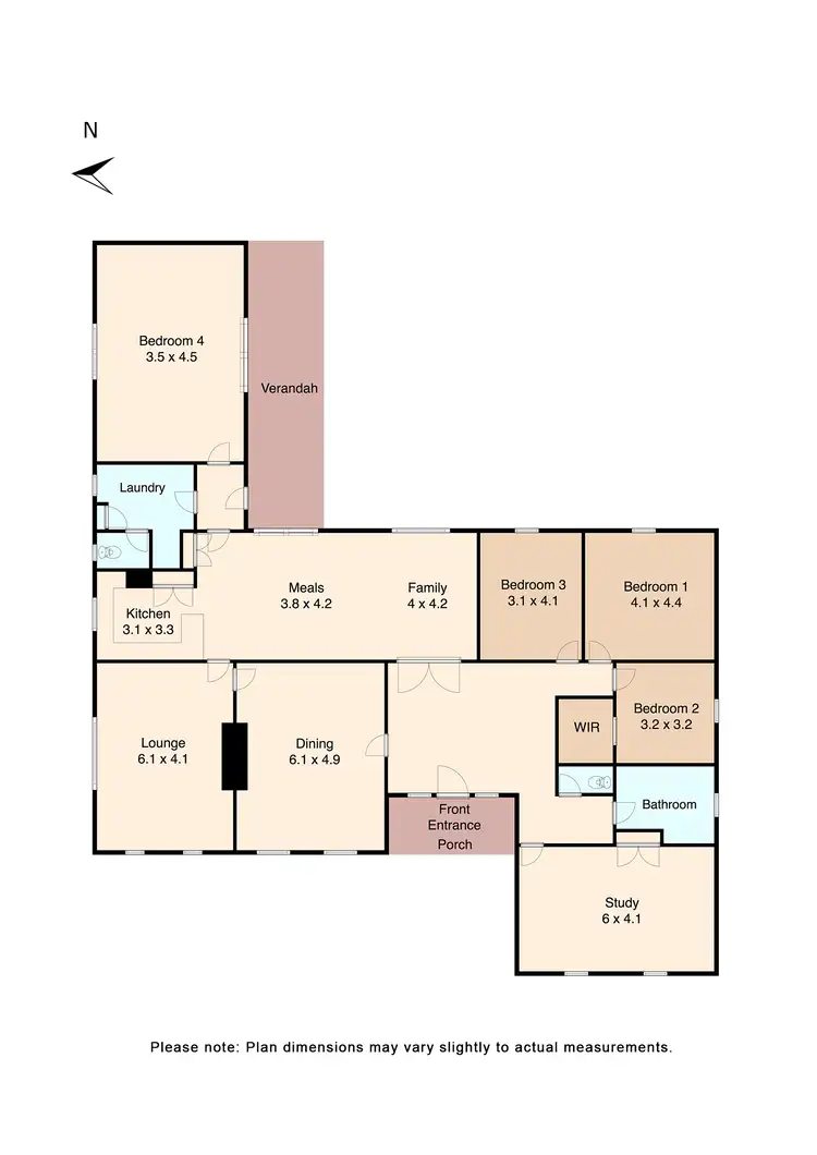 Floorplan of Homely house listing, 292 Sunraysia Highway, Miners Rest VIC 3352