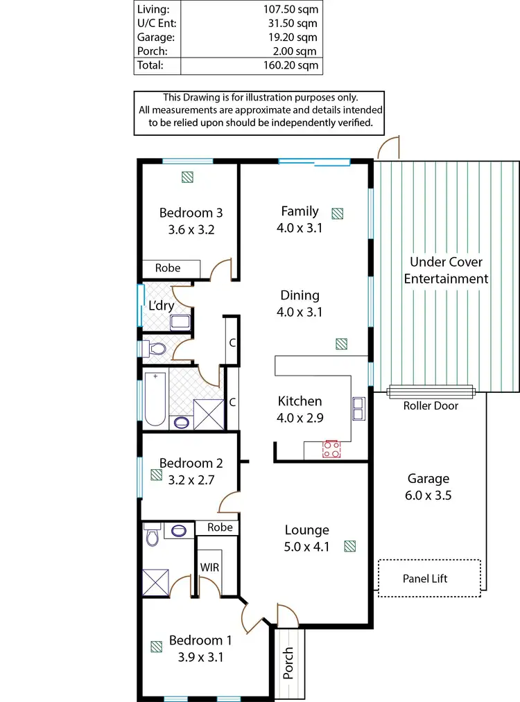 Floorplan of Homely house listing, 13 Gemini Drive, Munno Para West SA 5115