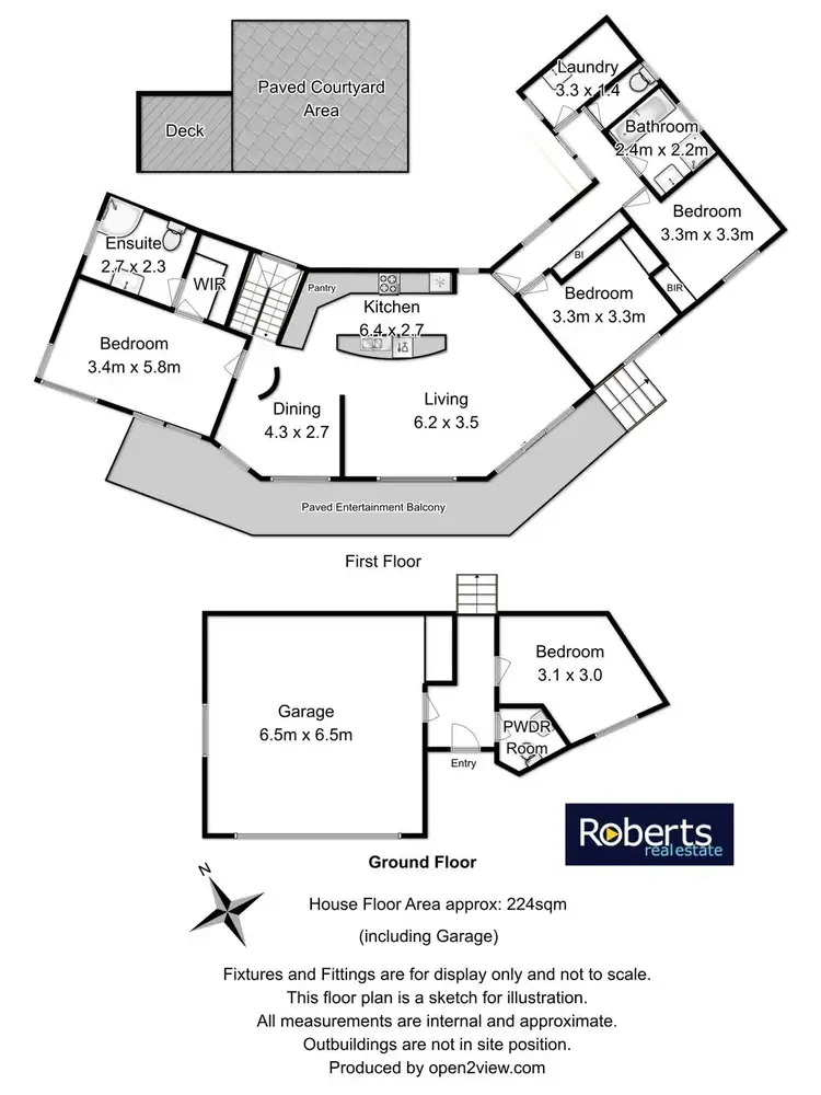 Floorplan of Homely house listing, 34 Suncoast Drive, Blackmans Bay TAS 7052