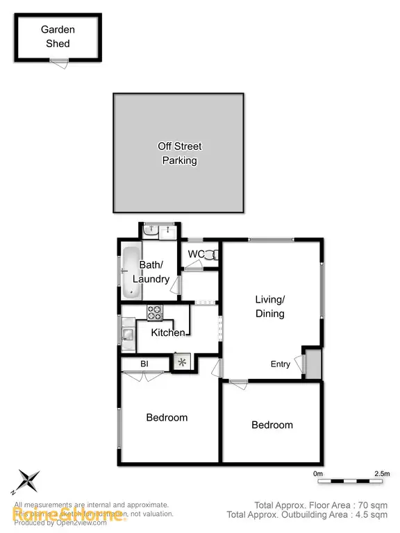 Floorplan of Homely house listing, 2/6 Lewan Avenue, Kingston TAS 7050