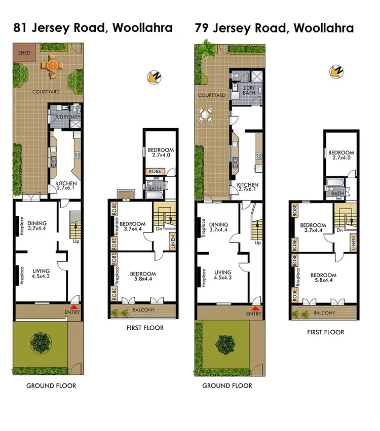 Floorplan of Homely house listing, 81 Jersey Road, Woollahra NSW 2025