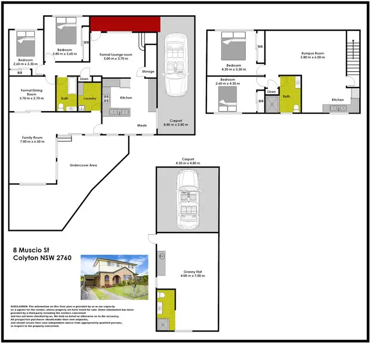 Floorplan of Homely house listing, 8 Muscio Street, Colyton NSW 2760