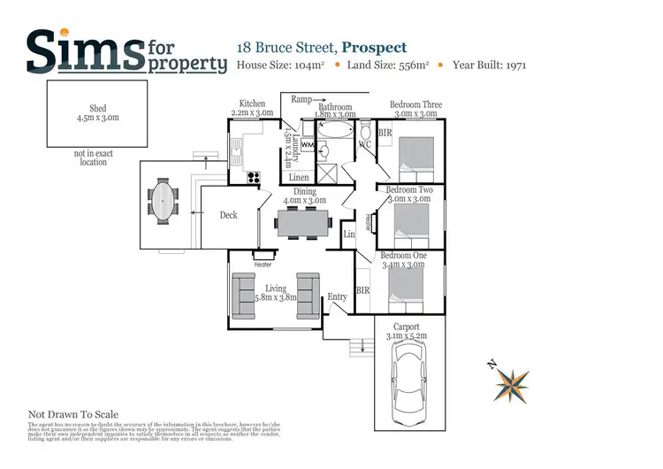 Floorplan of Homely house listing, 18 Bruce Street, Prospect TAS 7250