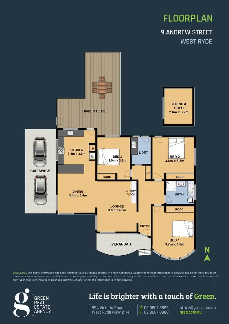 Floorplan of Homely house listing, 9 Andrew Street, West Ryde NSW 2114