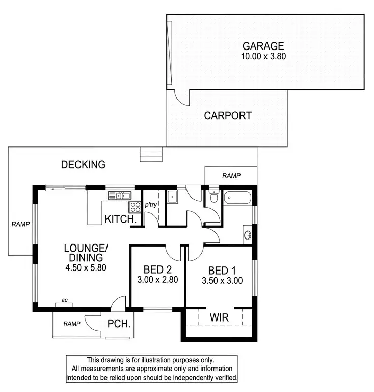 Floorplan of Homely house listing, 11 Chambers Street, Beachport SA 5280