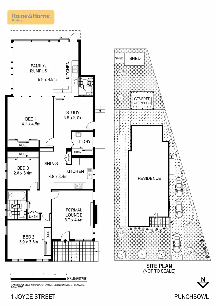 Floorplan of Homely house listing, 1 Joyce Street, Punchbowl NSW 2196