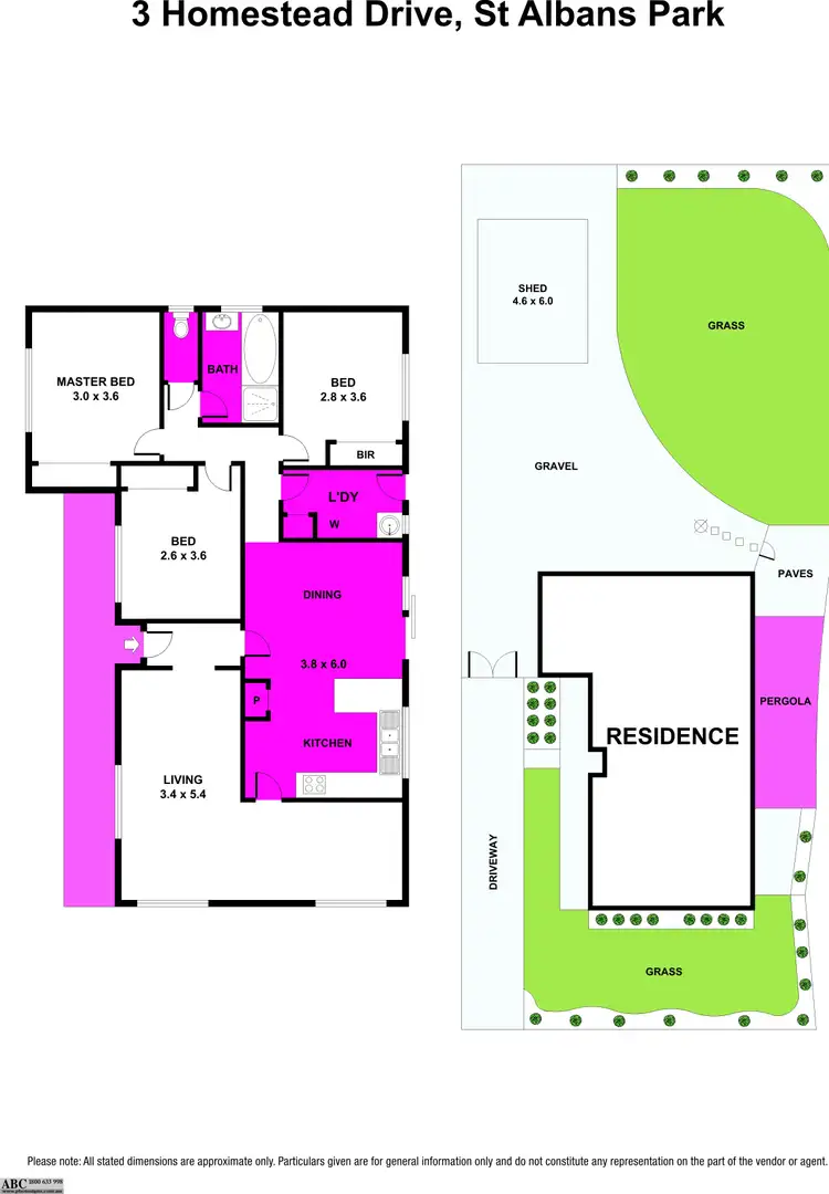 Floorplan of Homely house listing, 3 Homestead Drive, St Albans Park VIC 3219