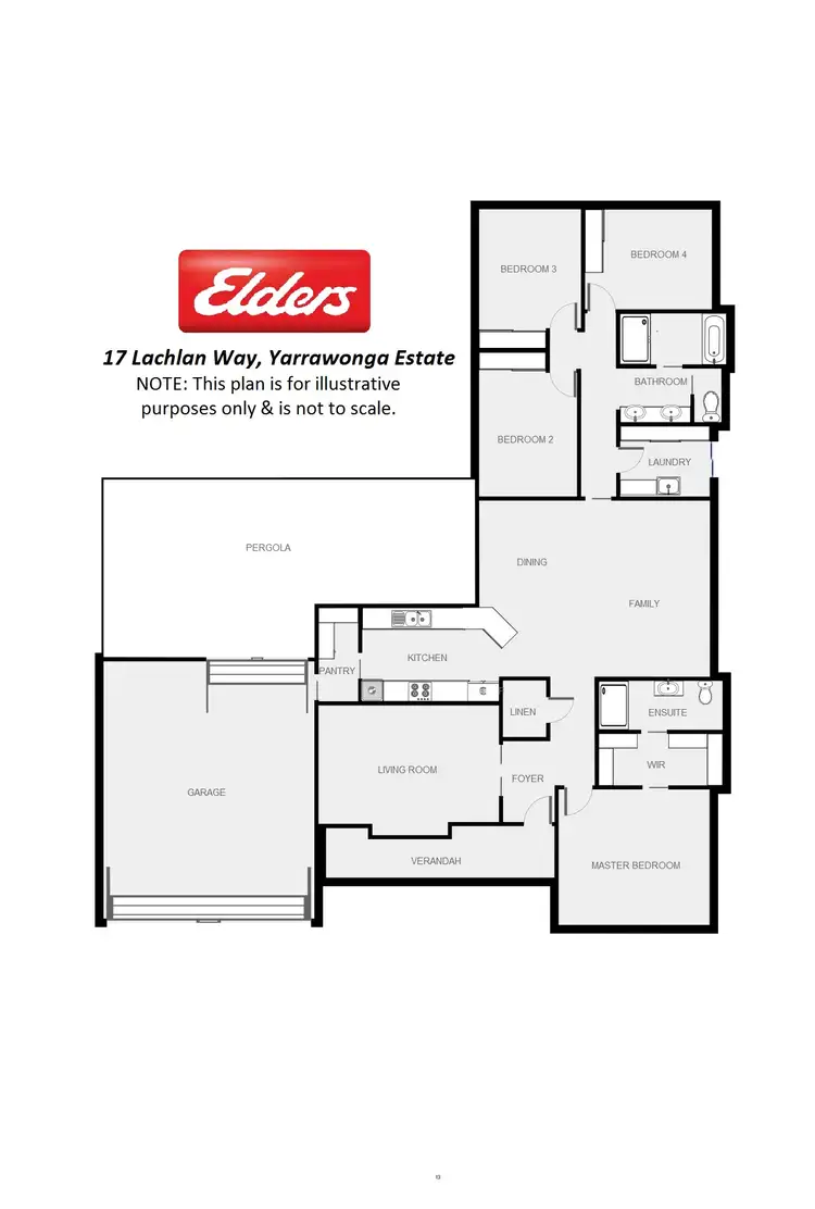 Floorplan of Homely house listing, 17 Lachlan Way, Dubbo NSW 2830