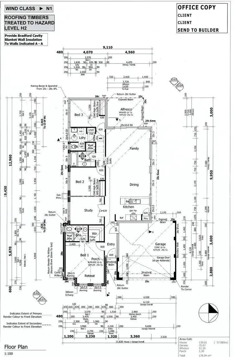 Floorplan of Homely house listing, 13 Pinot Loop, Pearsall WA 6065