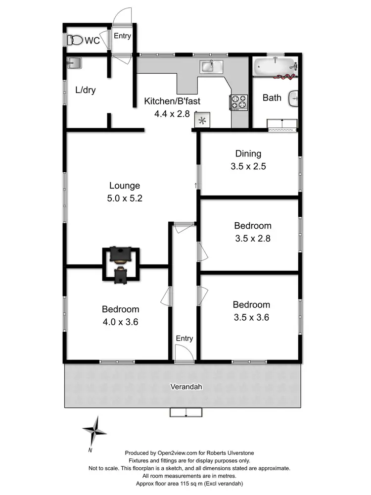 Floorplan of Homely house listing, 3019 Castra Road, Nietta TAS 7315