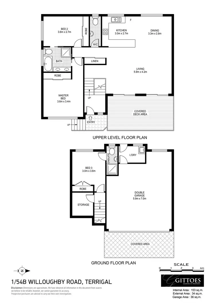 Floorplan of Homely townhouse listing, 1/54B Willoughby Road, Terrigal NSW 2260